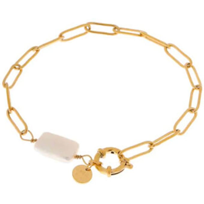 Label Kiki Hold on big pearl bracelet