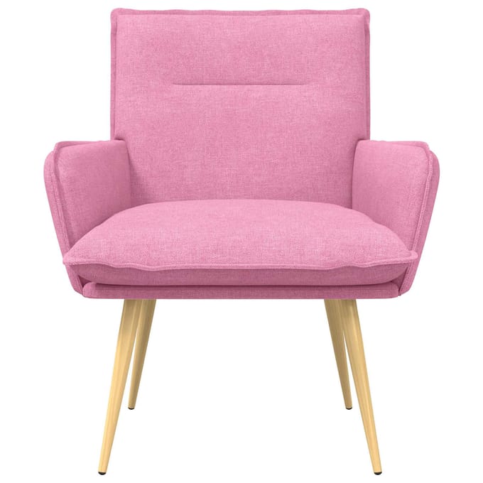 vidaXL - Fauteuil - Roze - Stof