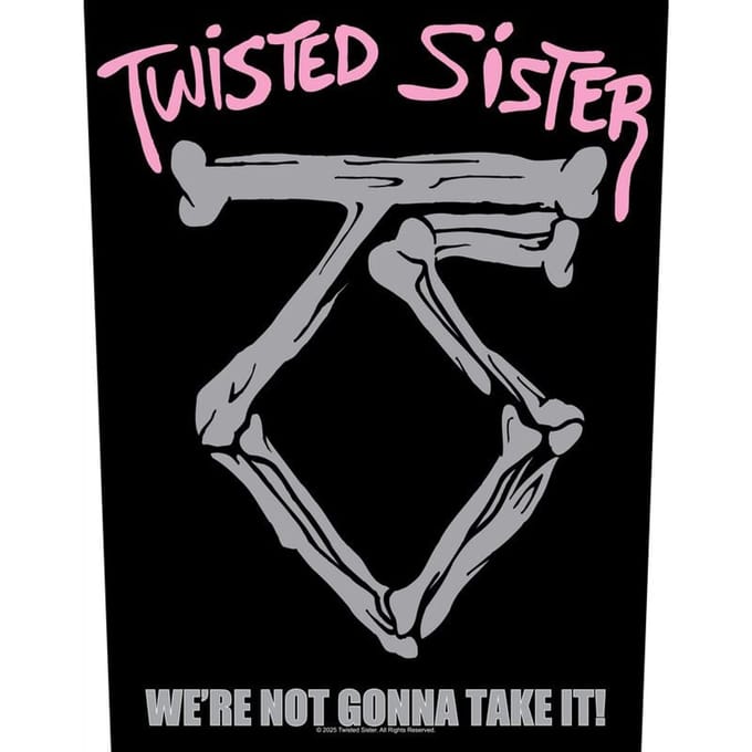 Twisted Sister We're Not Gonna Take It Unisex Embleem - meerkleurig - Standard