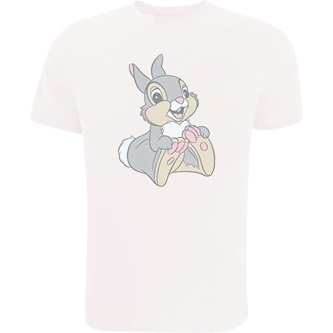 Disney Dames/Dames Klassiek T-shirt Thumper Katoen (Wit)