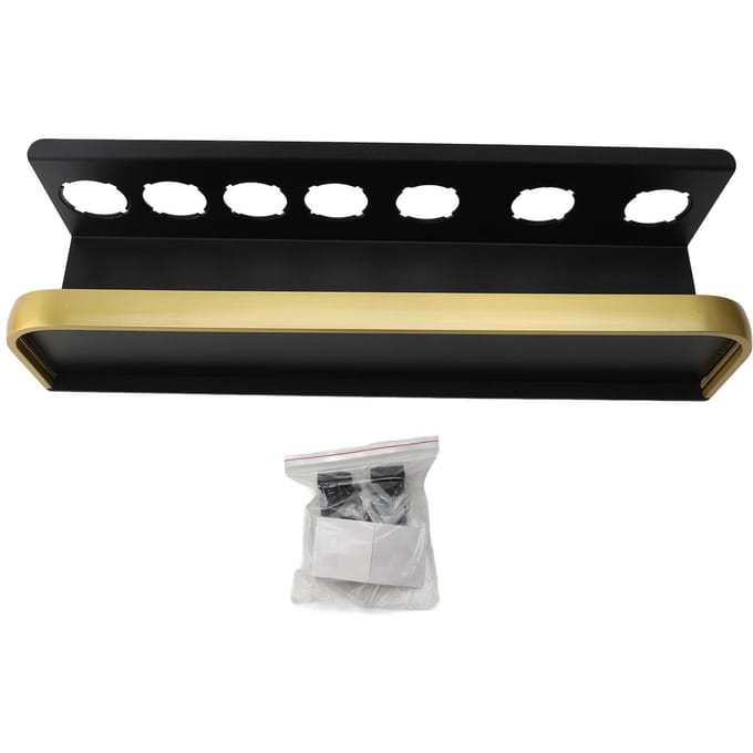 Haaraccessoire Wandmontage Organizer Sterk Draagvermogen Multifunctionele Badkamer Stylingtool Muur goud