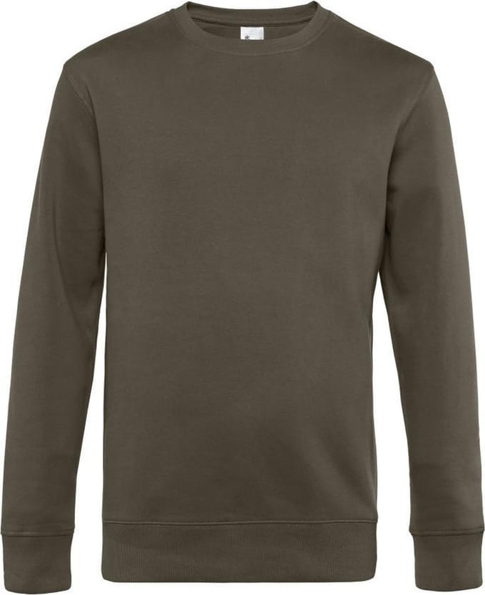 B&C Heren Koning Bemanningstrui (Khaki)