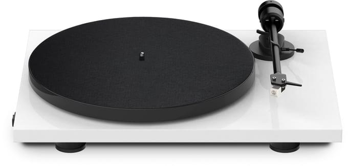 Pro-Ject E1 AT3600L Platenspeler - Direct Klaar voor Gebruik - Kristalhelder Vinylgeluid - Wit
