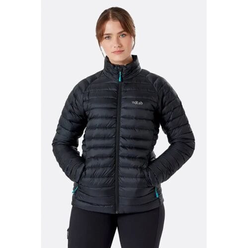 Rab Microlight Down Jacket Women's (Maat - 10, Kleur - BLACK)