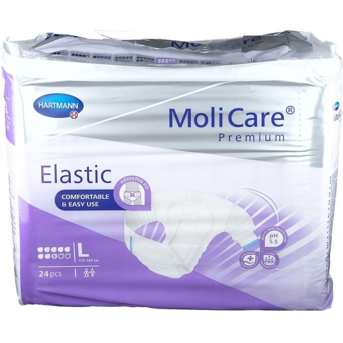 MoliCare® Premium Elastic 8 Drops Large 24 Luiers