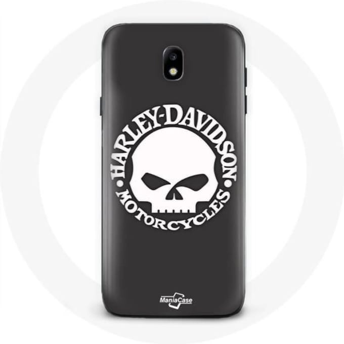 Samsung Galaxy J3 2017 hoesje Harley Davidson Motors Schedel