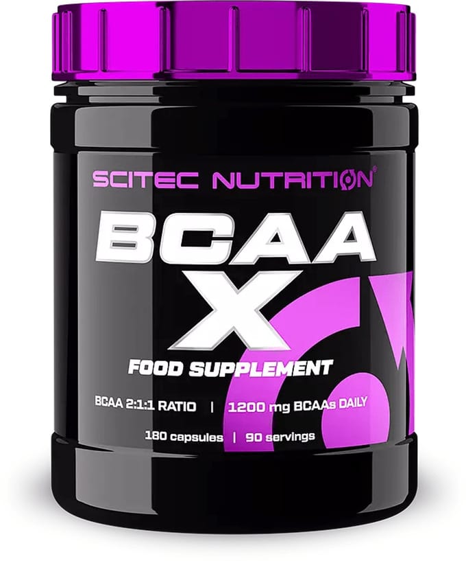 Scitec Nutrition® - BCAA-X (180 capsules) - 90 doseringen - aminozuren - bcaa