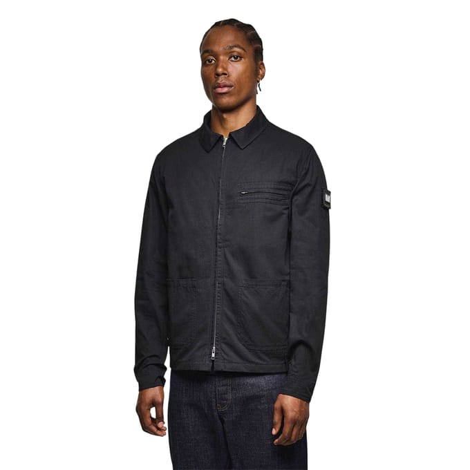 Weekend Offender Katoenen overhemd heren (Zwart)