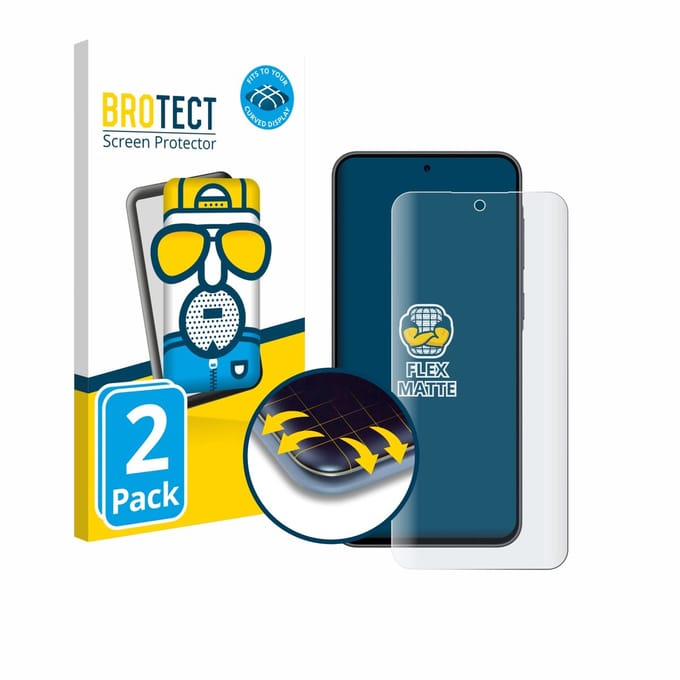 BROTECT - Screenprotector voor Samsung Galaxy A36 5G - Folie Beschermfolie matte volledig dekking 2 Stuks