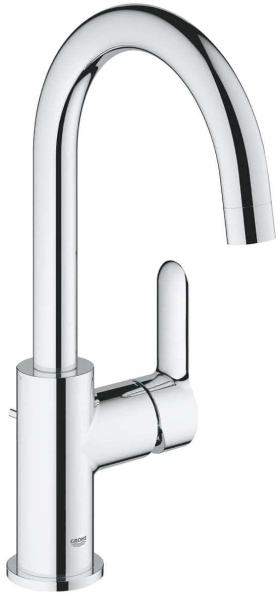 Grohe BauEdge - Wastafelkraan, met waste, chroom 23093000