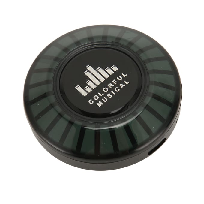 Haut-parleur à conduction osseuse Mini Haut-parleur Bluetooth avec Lumières Rythmiques RGB Rechargeable par USB Portable gray