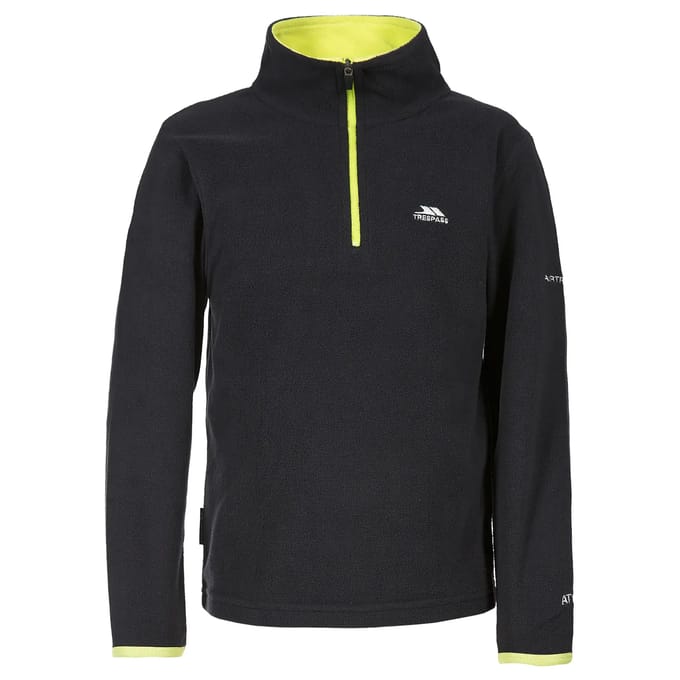 Trespass kinderfleecejas/fleecepullover Etto - Jongens Microfleece At100 Zwart