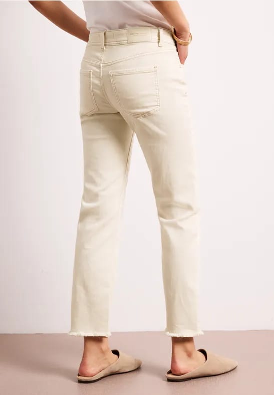 Straight Legs jeans met open zoom