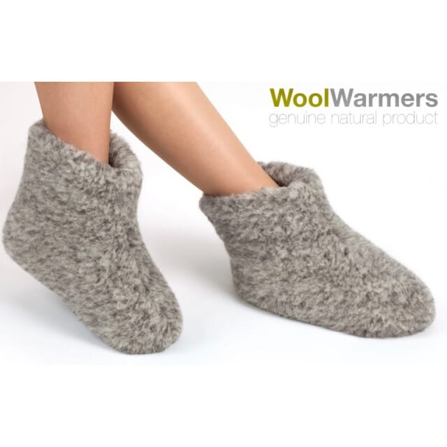 WoolWarmers Dolly Unisex Wollen Sloffen - Grijs - Maat 36