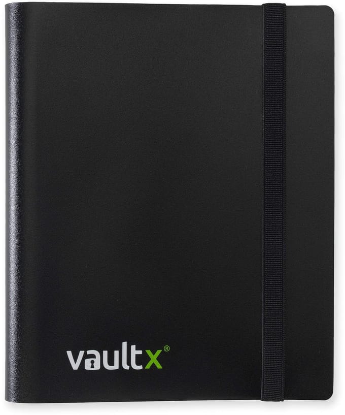 Vault X 4-Pocket Strap Binder - Verzamelmap - 160 Kaarten/Zwart