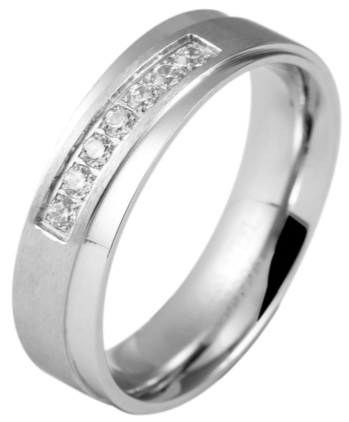 AKZENT Akzent damesring Romantic Gift, zilverkleurig, duurzaam