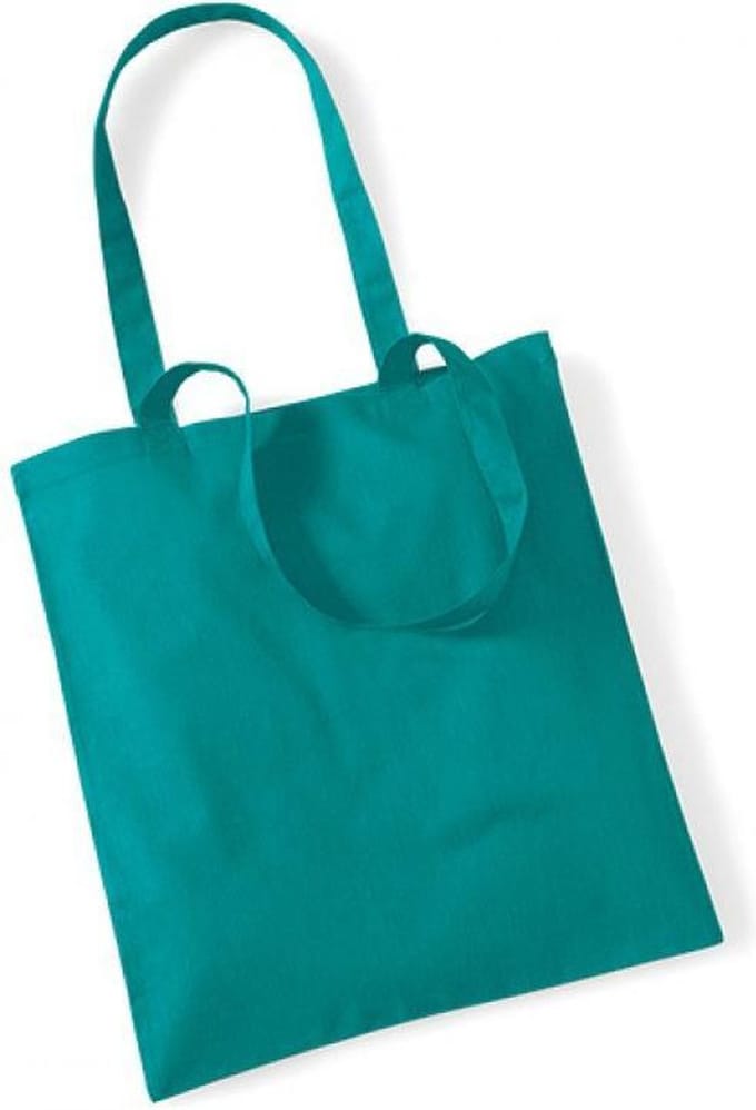 Westford Mill Bag For Life - Long Handles WM101 - Emerald - 38 x 42 cm