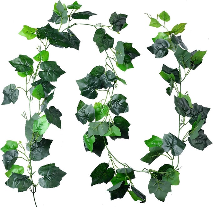 Clayre & Eef Kunstplant 20x10x220 cm Groen Kunststof