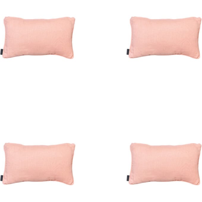 Madison - Sierkussen Napels salmone - Ca. 30x50 cm - Set van 4