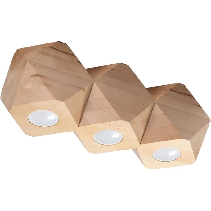 Plafondlamp Sollux Lighting Woody 3