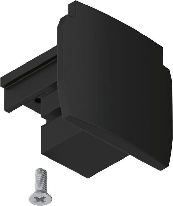 Paulmann 91384 ProRail3 Endcap 230V-kabelsysteemcomponenten Eindstuk ProRail3 Zwart