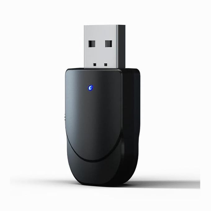 Jhubersproducts - USB Bluetooth-adapter - 2-in-1 Bluetooth 5.0 zender ontvanger - Compact formaat - 3,5 mm audiokabel - Geschikt voor tv, stereo, auto