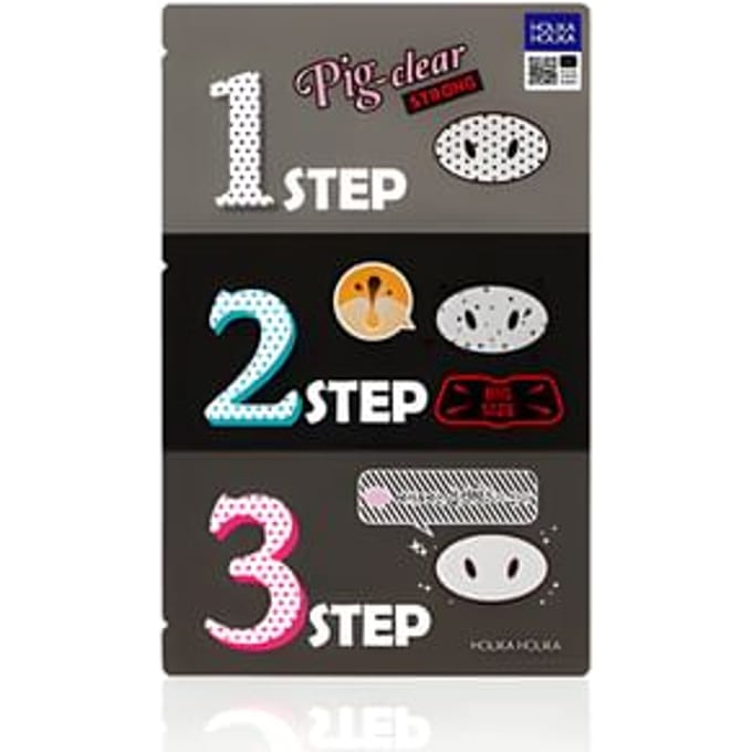 HOLIKA HOLIKA - Pig Clear Black Head 3-Step Kit Strong 1 pc