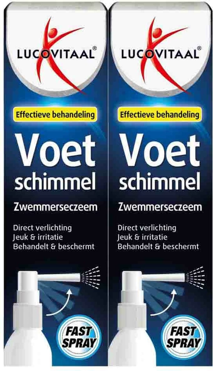Lucovitaal - Voetschimmel Eczeem Spray - 2 x 25 ml - Voordeelverpakking