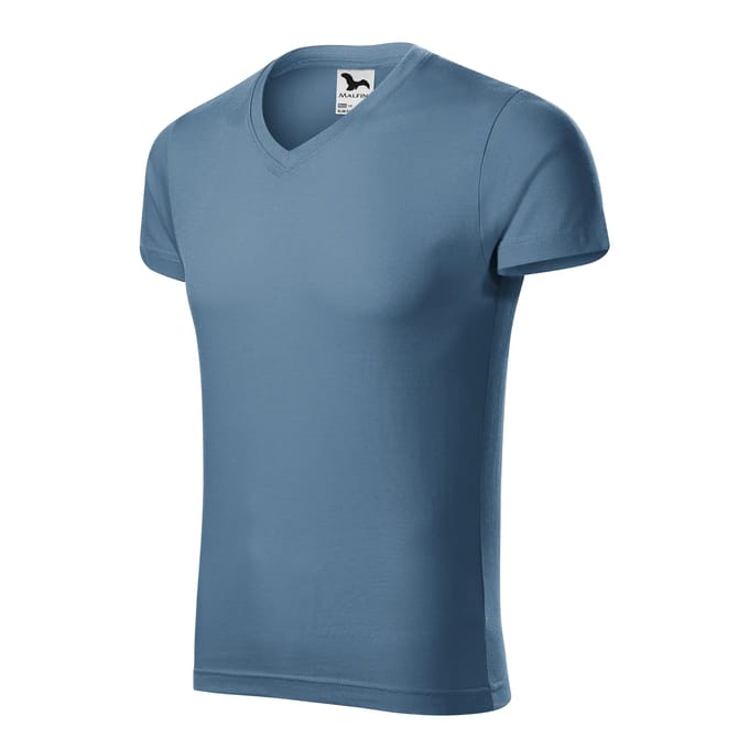 T-shirt met V-hals Malfini Slim 146