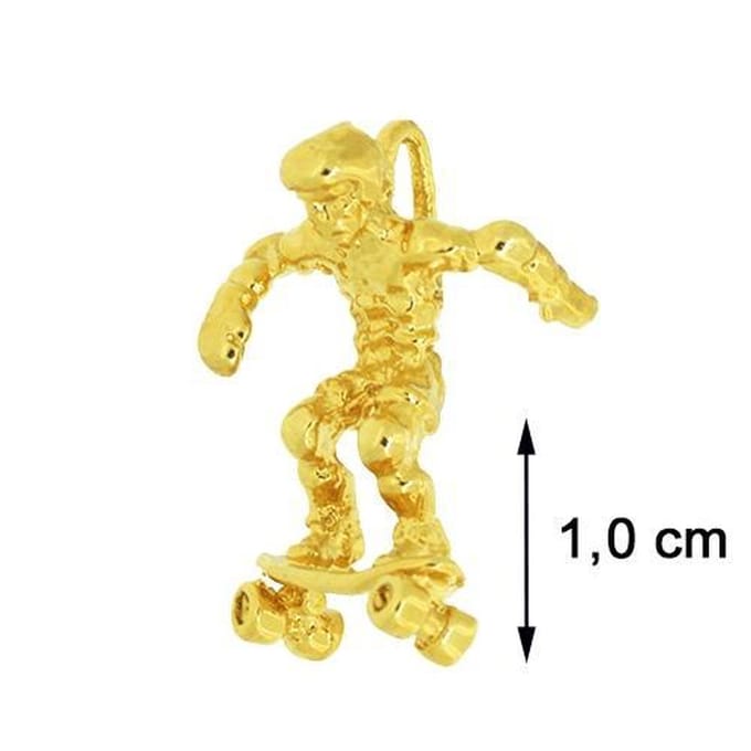 Blinx Jewels Vergulden Hanger Skater