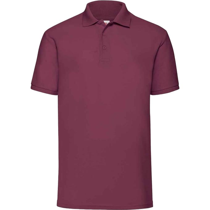 Fruit of the Loom Heren 65/35 Poloshirt (Bourgondië)