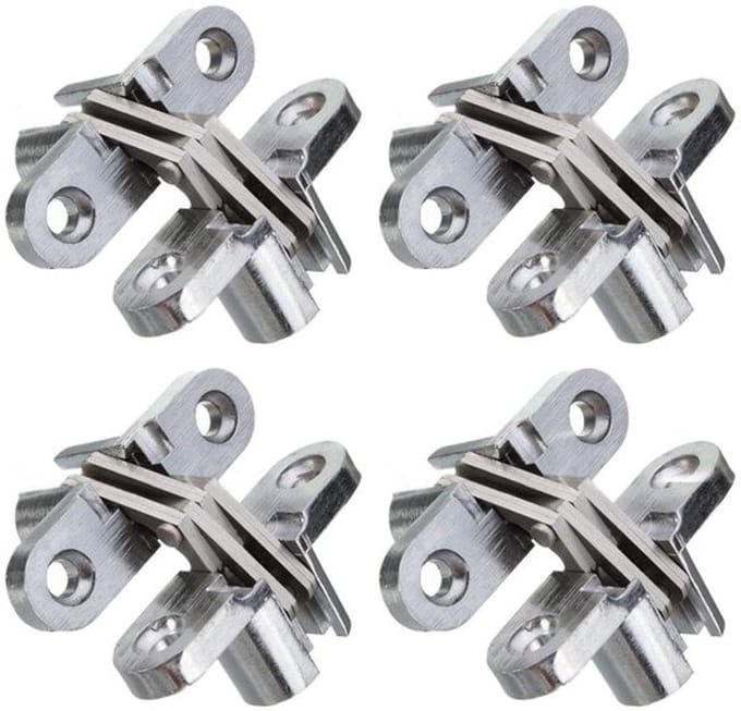 Allecto - Verborgen Kast Scharnieren - 2 Paar - 45mm Rvs