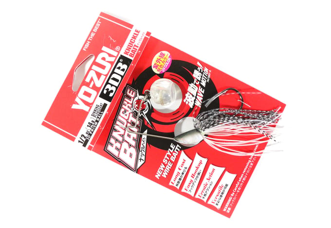 Yo Zuri Duel 3DB Knuckle Spinnerbait 1/2 oz Zinkend Kunstaas R1302-TSH (4324) black