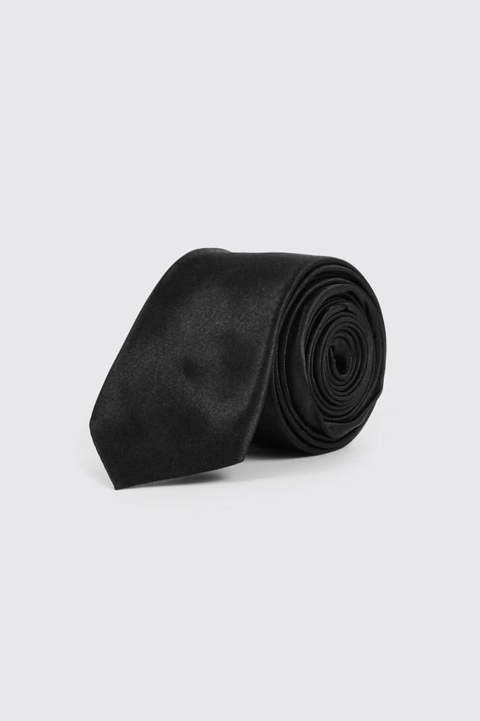 Eenvoudige Slanke Stropdas | Black