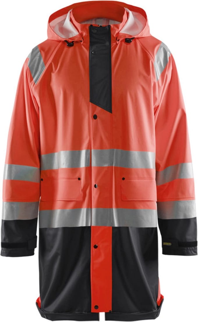 Blaklader Regenjas High vis LEVEL 1 4324-2000 - High Vis Rood/Zwart - M
