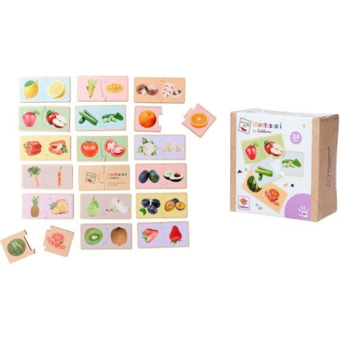 Eichhorn Montessori Puzzel Baby- en peuterspeelgoed Houten speelgoed