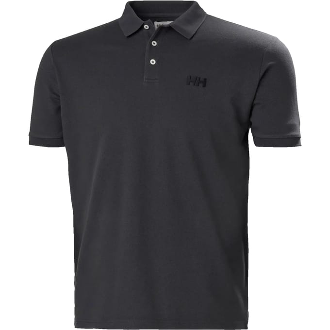 Helly Hansen Malcesine Korte Mouw Poloshirt Zwart L Man