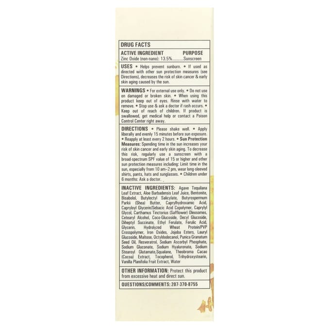 Doorzichtige Getinte Zonnecrème Serum, Spf 29, Medium/Donker, 30Ml(1.02 fl oz) brown