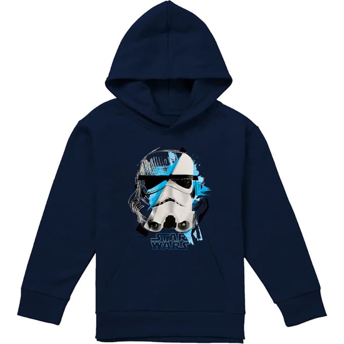 Star Wars Kinderen/Kinderen Stormtrooper Cuts Hoodie (Marine)
