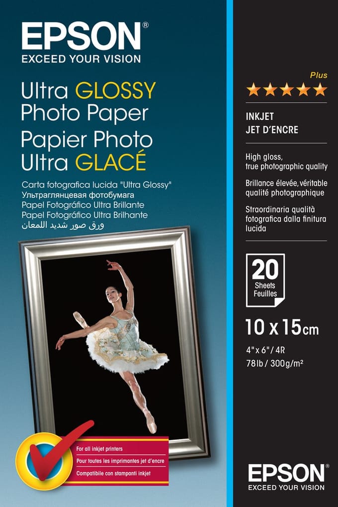 Epson S041926 Ultra Glossy 10 x 15 (20 vel) Fotopapier