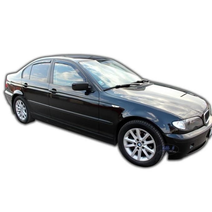Lucht deflectoren - Compatibel BMW - E46 - 4 Deuren - Gekleurd Acryl - 4 stuks