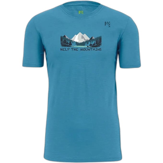 Karpos Ambretta T-shirt Met Korte Mouwen Blauw XL Man