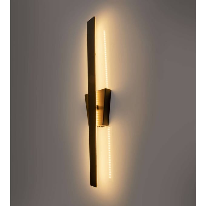 Näve LED wandlamp Trevor met schakelaar, zwart