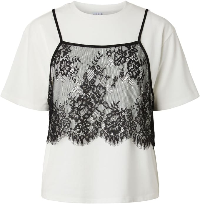Pieces T-shirt PCFNUG KANT SINGLET LAAG