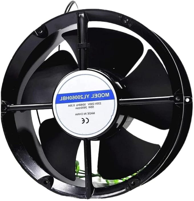 Ventilator - Koelventilator Elektronica ventilator - Elektronica koelen - 220 Volt - 035 A - Blauw