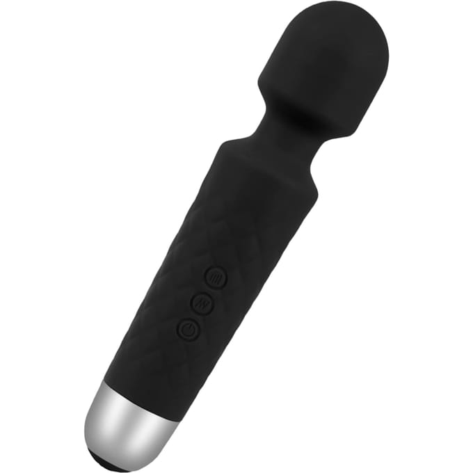 Oplaad bare siliconen massager, 20 cm