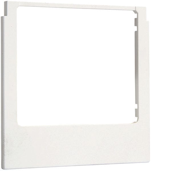 Hager Berker Hoekig Design Montuur Mat Polair Wit - WD1211 [2 stuks]