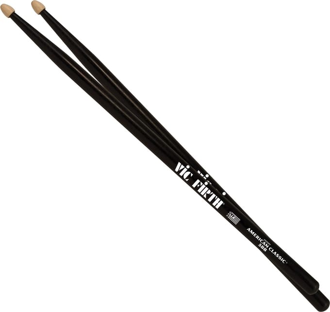 Vic Firth 5BB American Classic Hickory Black 5B drumstokken