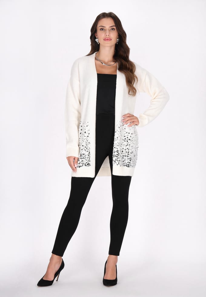 Faina Vest Dames wolwit