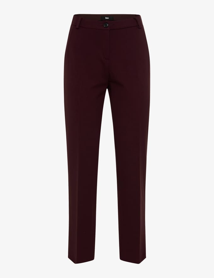 Brax Dames Chino  Style MARON S BLACKBERRY VIOLET, donkerpaars, maat 46